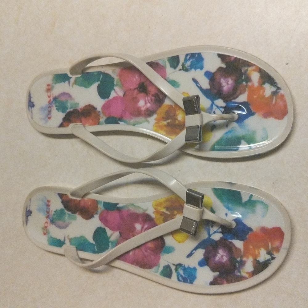 ⚡️Coach Landon Jelly Flip Flop Sandal size 11